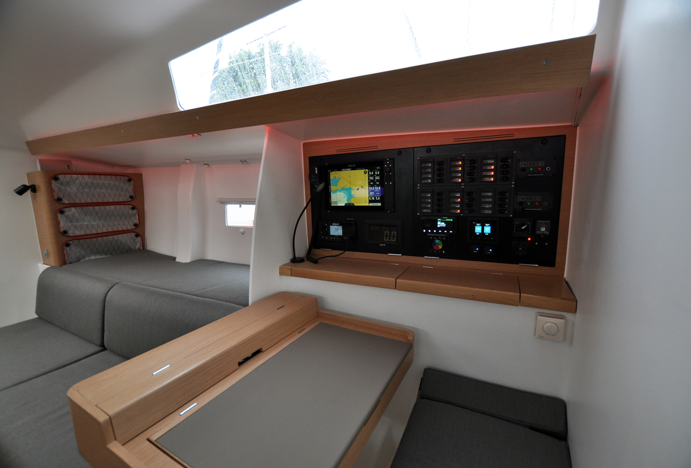 DREAM RACER BOATS chart-table-electric-board-yacht-customised-nautic-layout Refit : the reborn Pogo 50 #2 Featured News  