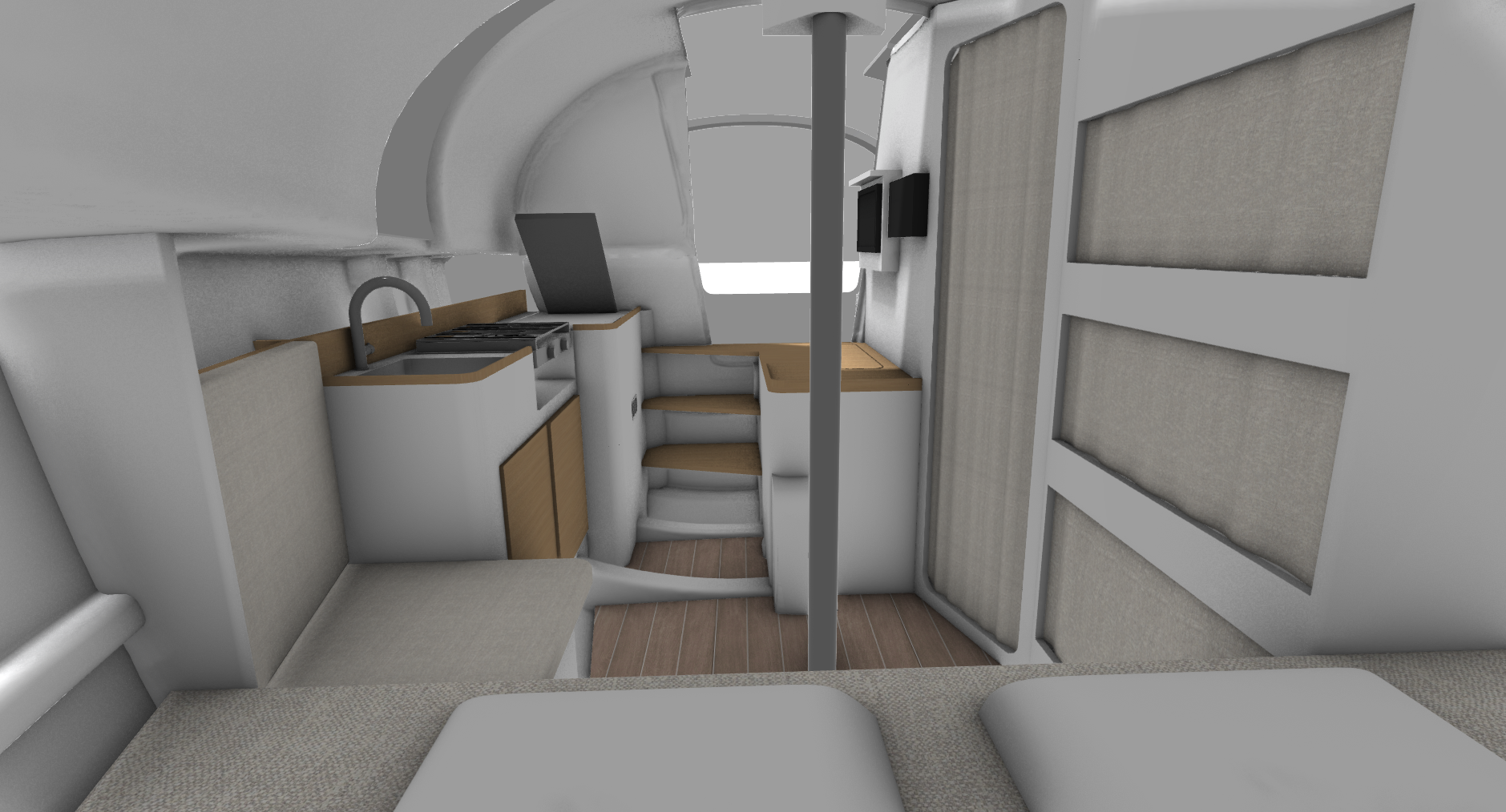 Le jumeau numérique de votre bateau, pour une maîtrise totale. Nous scannons votre embarcation avec une technologie 3D de pointe pour créer un modèle exact, exploitable pour le design, la rénovation, l’optimisation d’espace et la documentation technique.