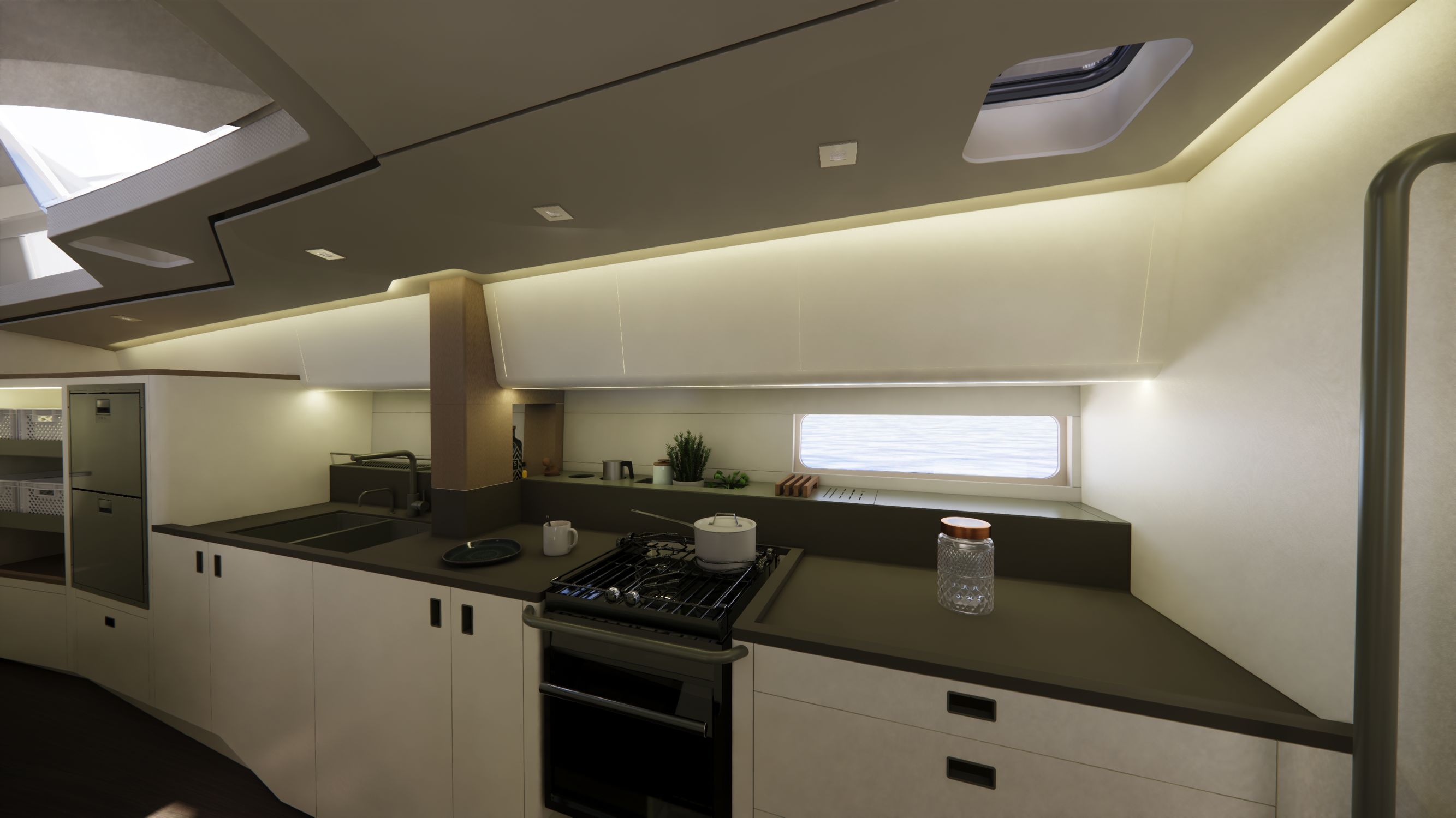 cuisine professionnelle organisation efficace minimaliste rangements intelligents